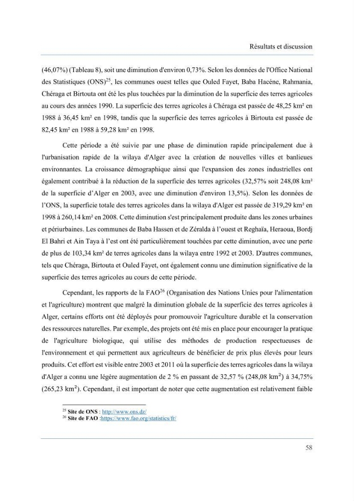 Contribution à l’étude des inondations dans une zone côtière wilaya d’Alger