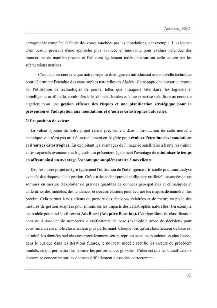 Contribution à l’étude des inondations dans une zone côtière wilaya d’Alger