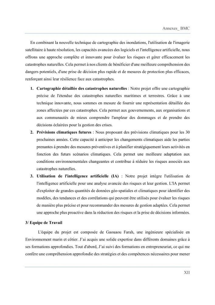 Contribution à l’étude des inondations dans une zone côtière wilaya d’Alger