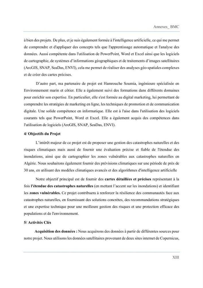Contribution à l’étude des inondations dans une zone côtière wilaya d’Alger