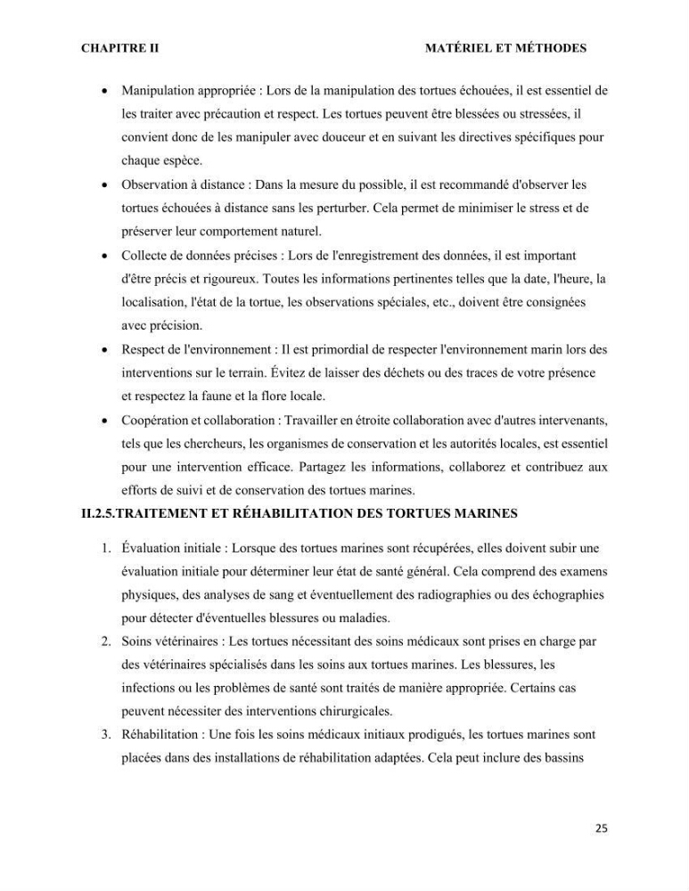 Mise en place d’une base de données pour l’étude des échouages de tortues marines méditerranéennes en Algérie.