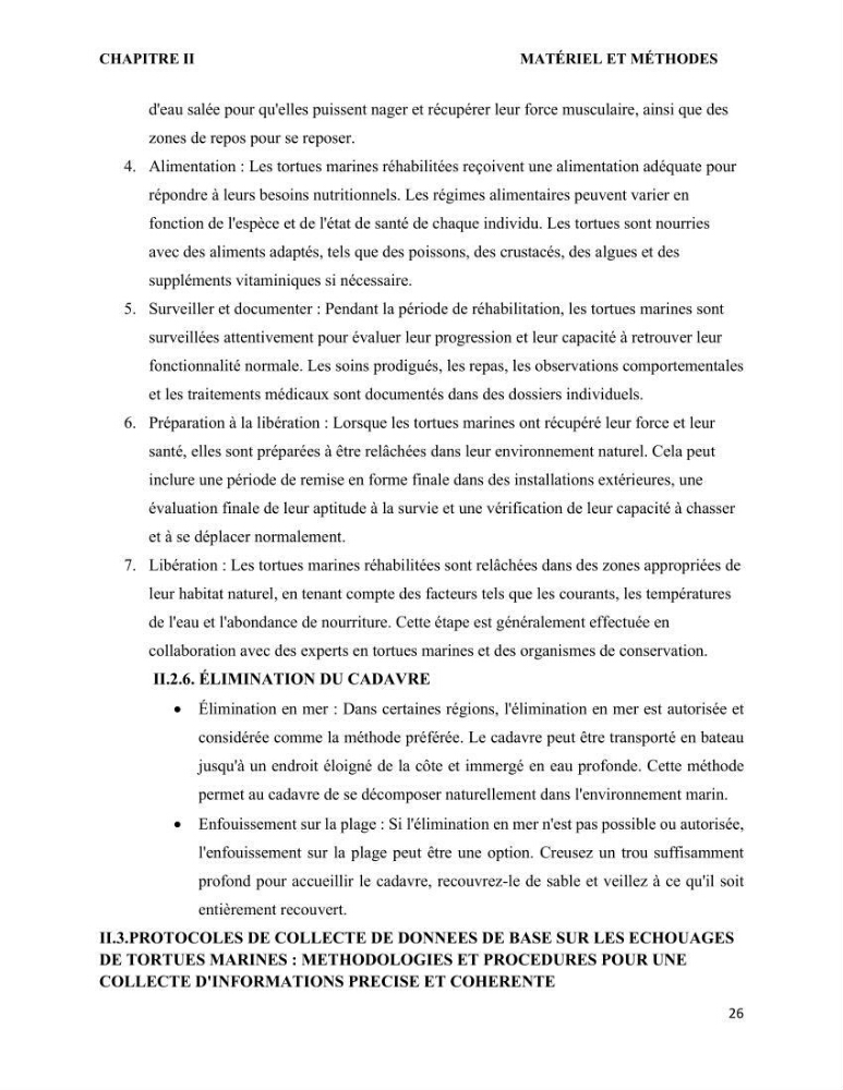 Mise en place d’une base de données pour l’étude des échouages de tortues marines méditerranéennes en Algérie.