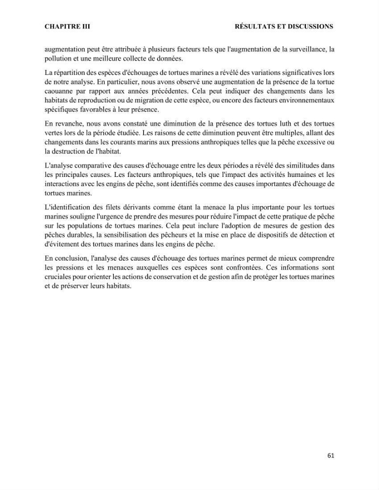 Mise en place d’une base de données pour l’étude des échouages de tortues marines méditerranéennes en Algérie.
