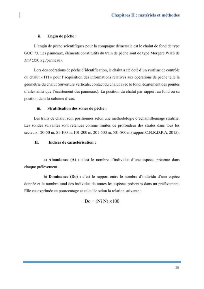 Etude de l’écologie et des Potentialités Aquacoles d’un Mollusque Bivalve Chlamys varia (Linnaeus, 1758) dans la baie de Bou Ismail: