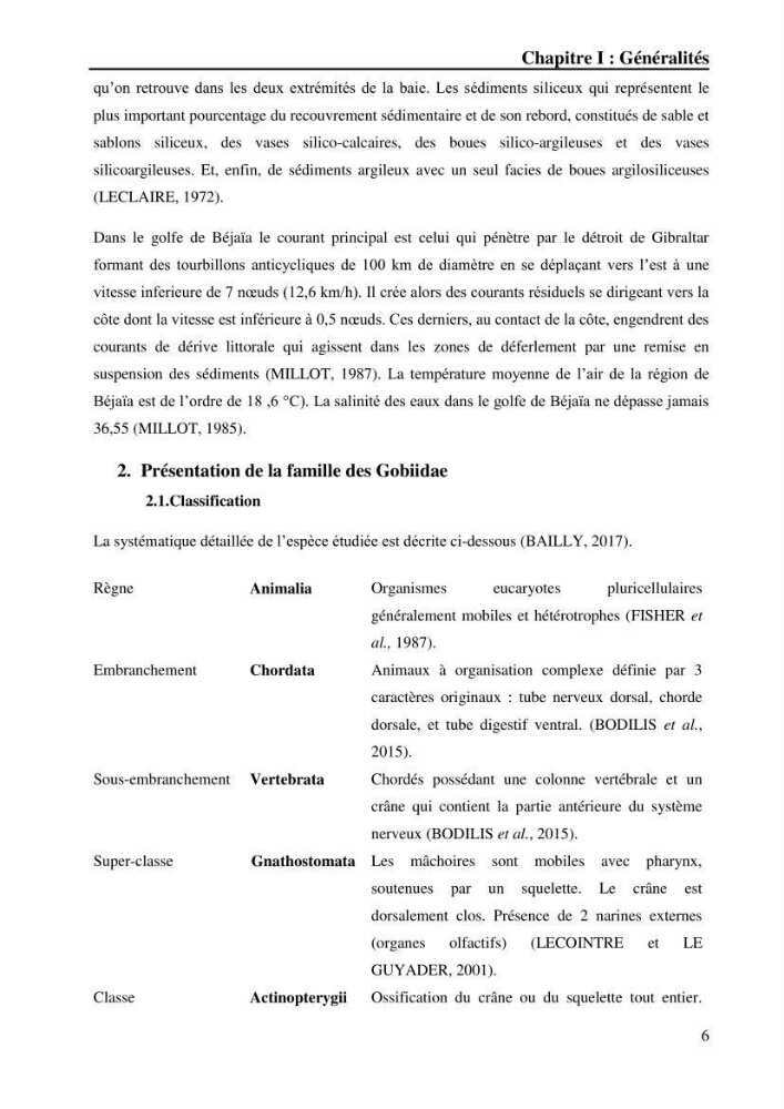 Contribution à l’étude de la croissance et de l’exploitation du gobie noir Gobius niger L., 1758 (Actinopterygii, Perciformes) du golfe de Béjaïa