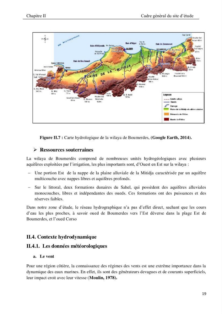 Evolution et dynamique de la falaise Est de Boumerdes et proposition des solutions: