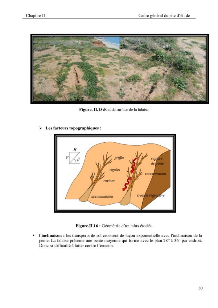 Evolution et dynamique de la falaise Est de Boumerdes et proposition des solutions: