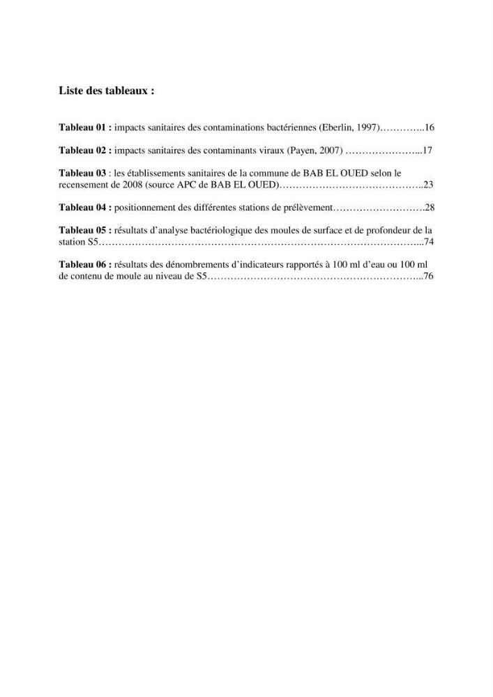 Evaluation des risques sanitaires liés aux déversements des effuents hospitaliers en mer