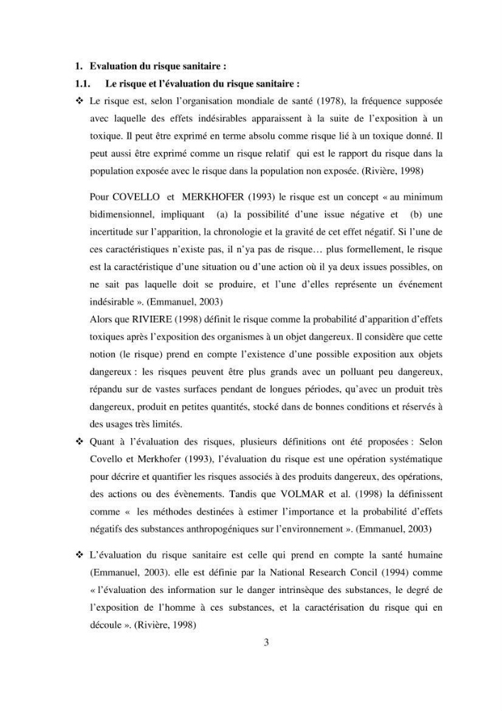 Evaluation des risques sanitaires liés aux déversements des effuents hospitaliers en mer