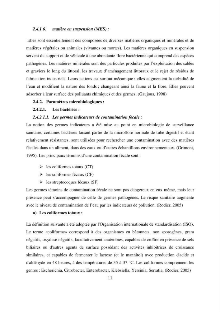 Evaluation des risques sanitaires liés aux déversements des effuents hospitaliers en mer