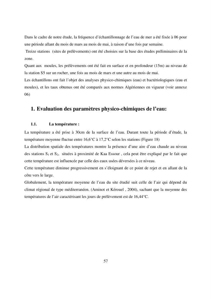 Evaluation des risques sanitaires liés aux déversements des effuents hospitaliers en mer