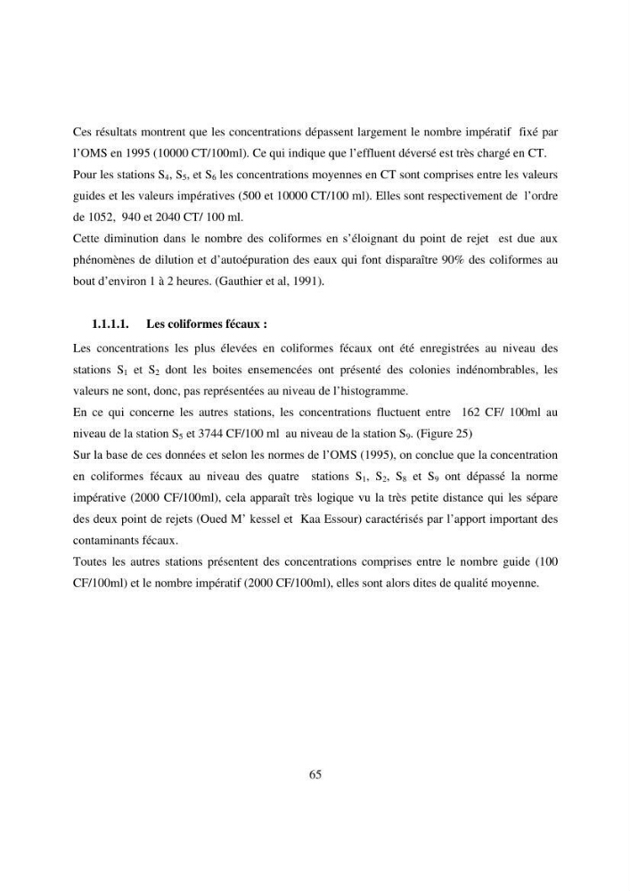 Evaluation des risques sanitaires liés aux déversements des effuents hospitaliers en mer