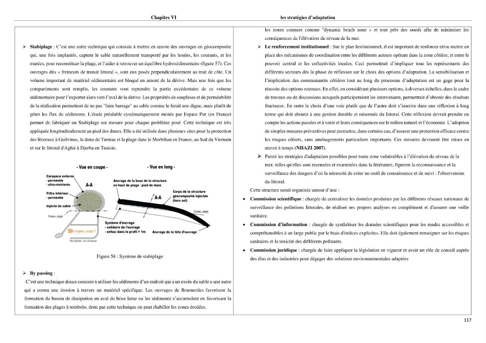 Evaluation des impacts des changements climatiques et des activités anthropiques sur le littoral de la baie de Zemmouri :Vulnérabilité et adaptation