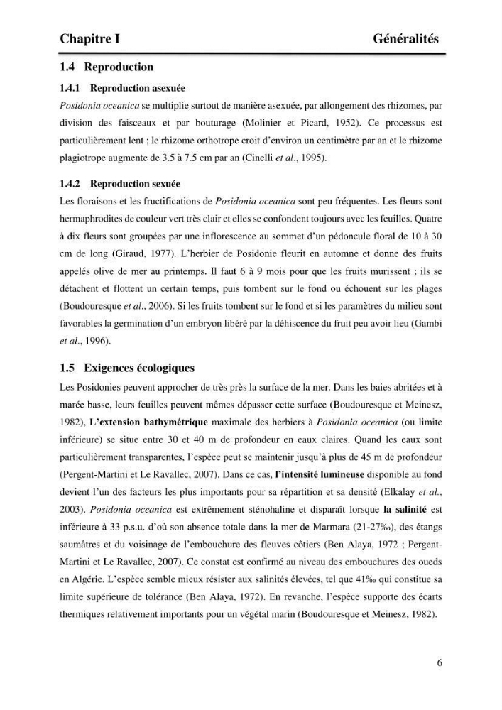 Distribution des herbiers et des espèces associées aux herbiers à Posidonia oceanica de la côte algérienne