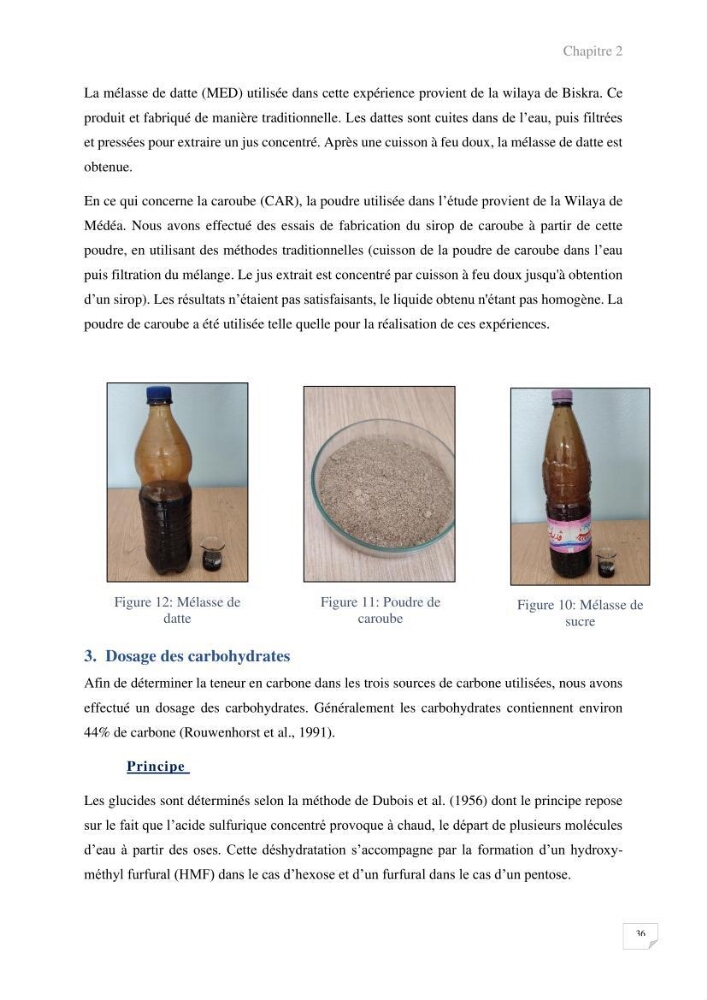Elevage du Tilapia en système Biofloc effets de différentes sources de carbone sur les paramètres du milieu et les performances zootechniques