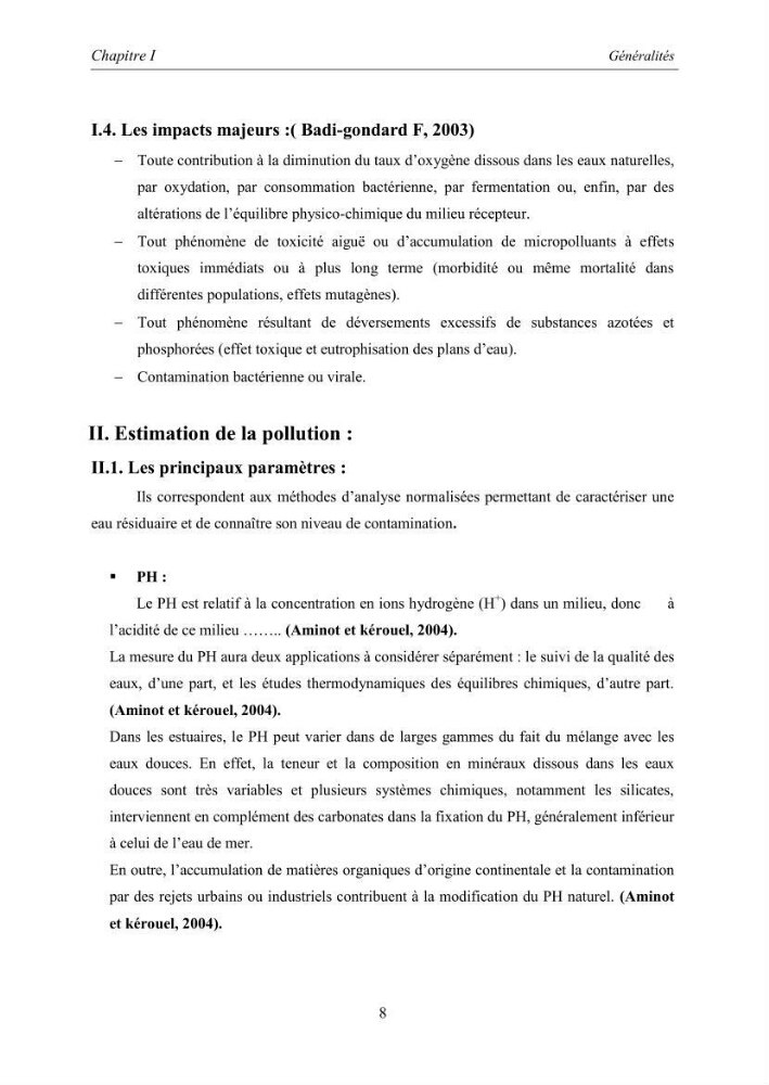 Inventaire des sources terrestres de pollution marine le long du littoral Algérien