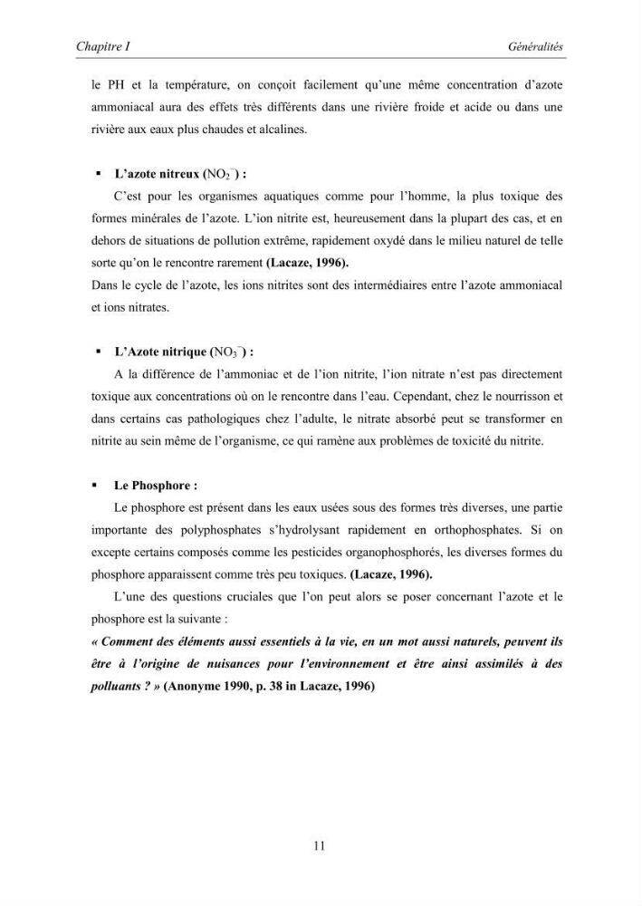 Inventaire des sources terrestres de pollution marine le long du littoral Algérien
