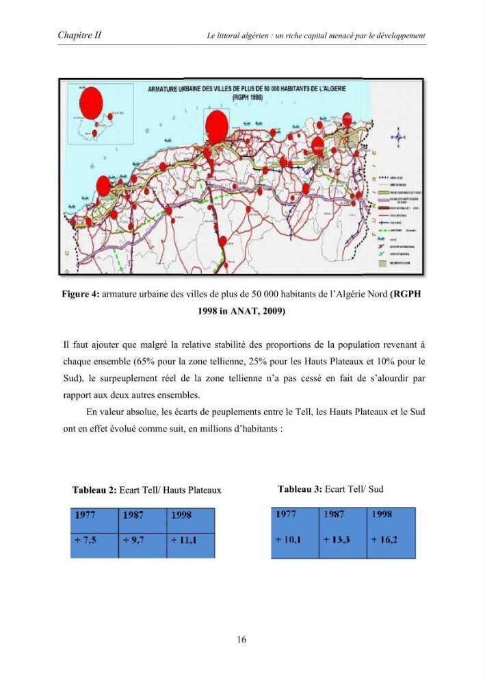 Inventaire des sources terrestres de pollution marine le long du littoral Algérien