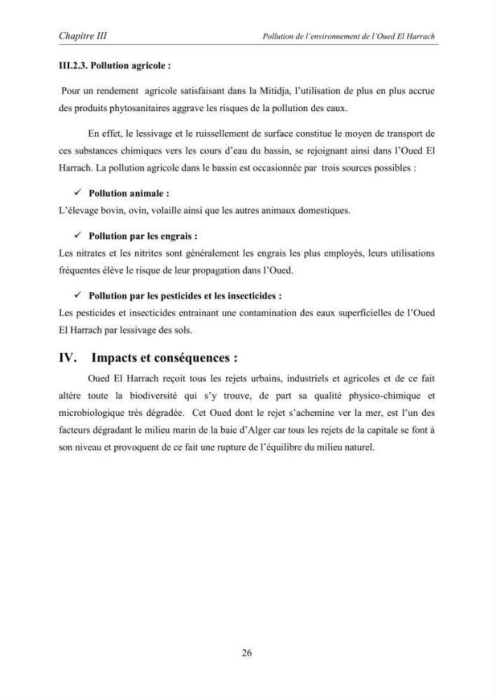 Inventaire des sources terrestres de pollution marine le long du littoral Algérien