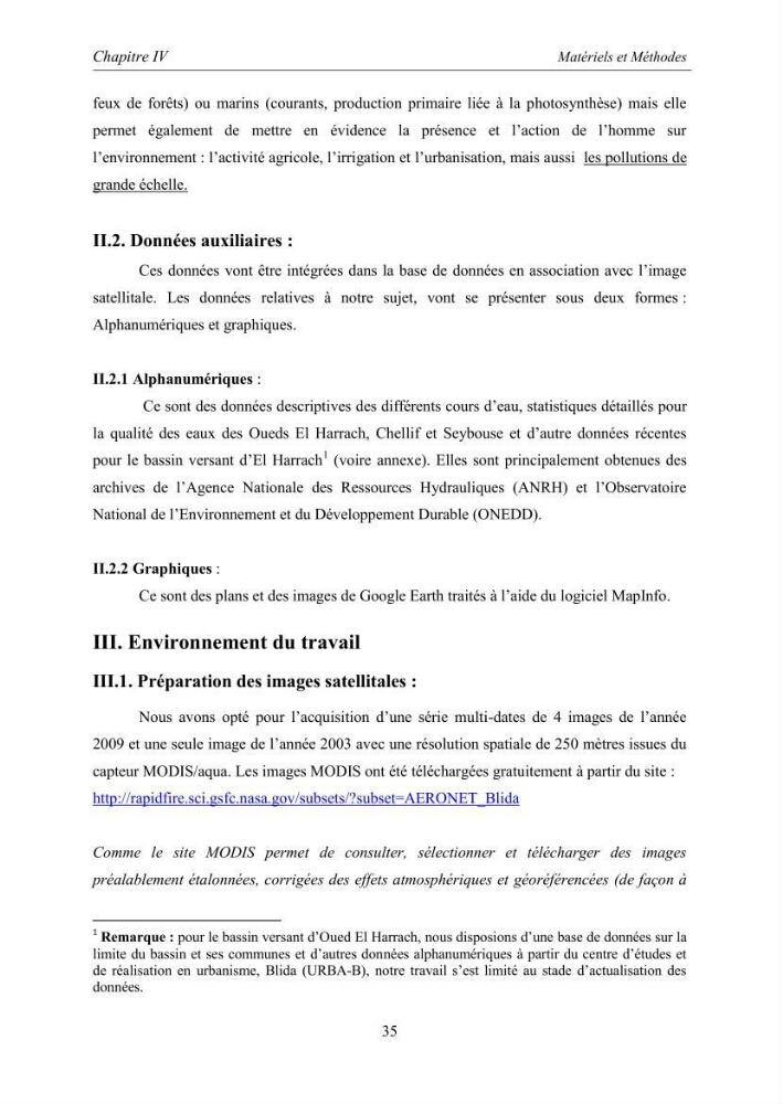 Inventaire des sources terrestres de pollution marine le long du littoral Algérien