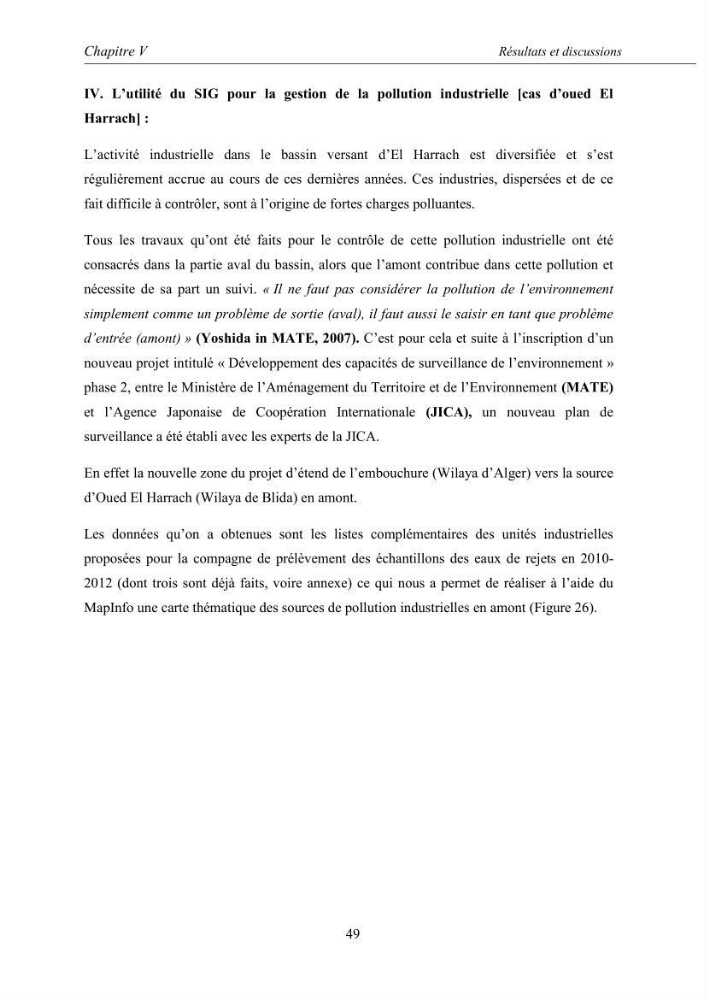 Inventaire des sources terrestres de pollution marine le long du littoral Algérien