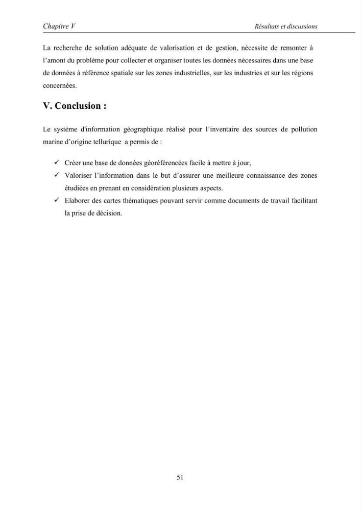 Inventaire des sources terrestres de pollution marine le long du littoral Algérien