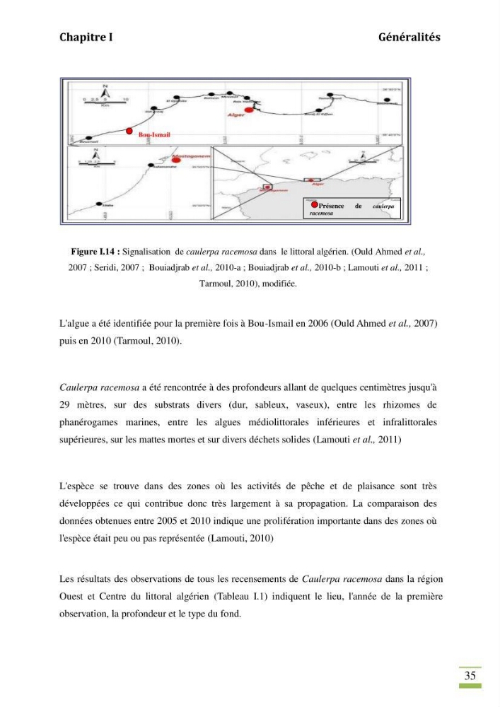Contribution à l\'étude des paramètres vitaux de l\'herbier à posidonie ( Posidonia oceanica) en relation avec la pollution chimique