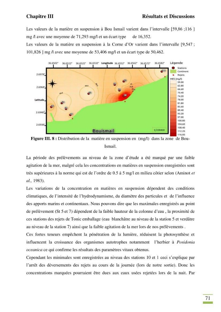 Contribution à l\'étude des paramètres vitaux de l\'herbier à posidonie ( Posidonia oceanica) en relation avec la pollution chimique