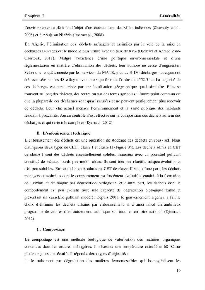 L\'Empreinte carbone des déchets ménagers et assimilés, relative au transport et la collecte dans les communes côtières de la wilaya d\'Alger