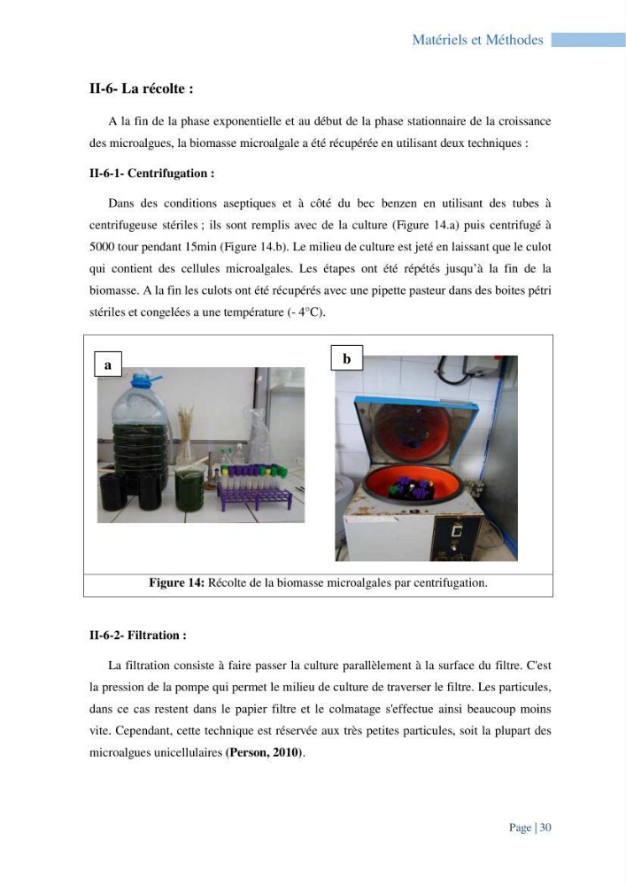 Contribution à la culture des espèces de microalgues d\'eau douce à intérêt aquacole