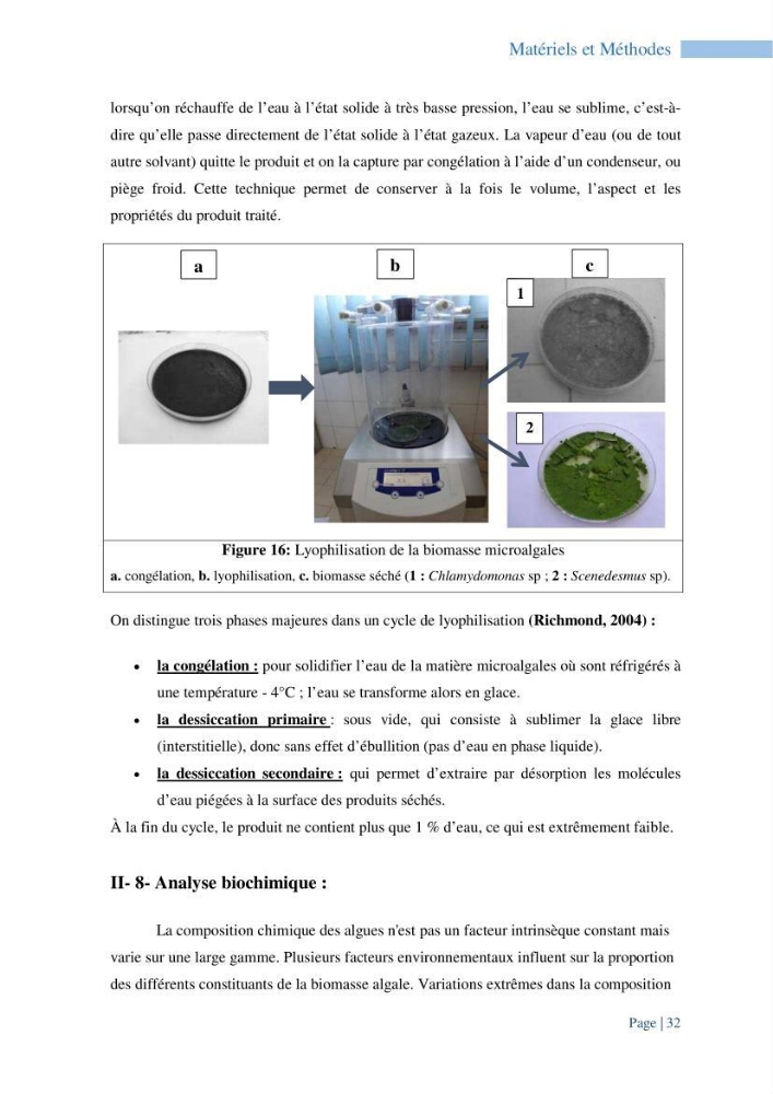 Contribution à la culture des espèces de microalgues d\'eau douce à intérêt aquacole