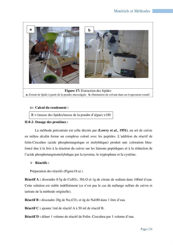Contribution à la culture des espèces de microalgues d\'eau douce à intérêt aquacole