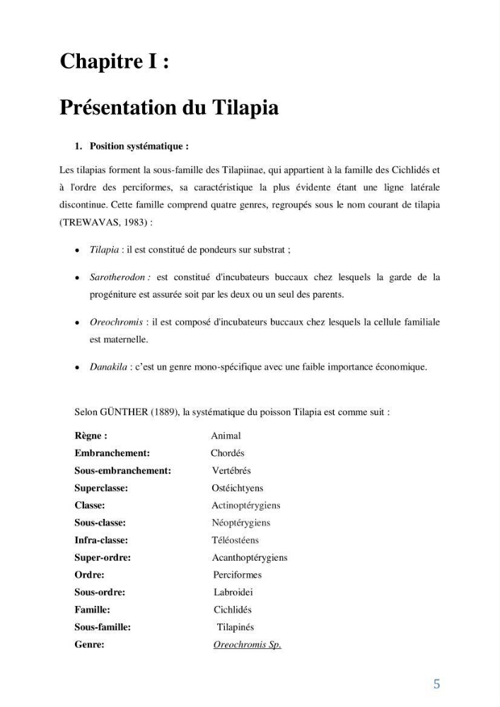 Suivi de l’évaluation de la qualité de fraicheur des poissons d’eau douce et leur valorisation par des procédés traditionnels