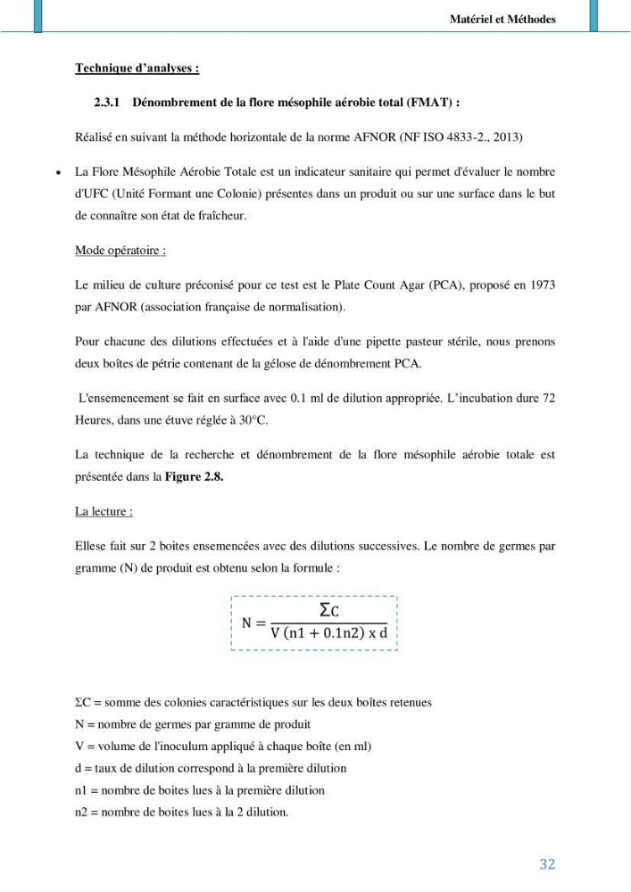 Suivi de l’évaluation de la qualité de fraicheur des poissons d’eau douce et leur valorisation par des procédés traditionnels