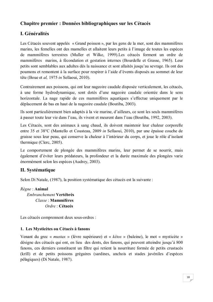 Contribution à l\'étude de la répartition des cétacés le long de la côte Algérienne: bilan des échouages