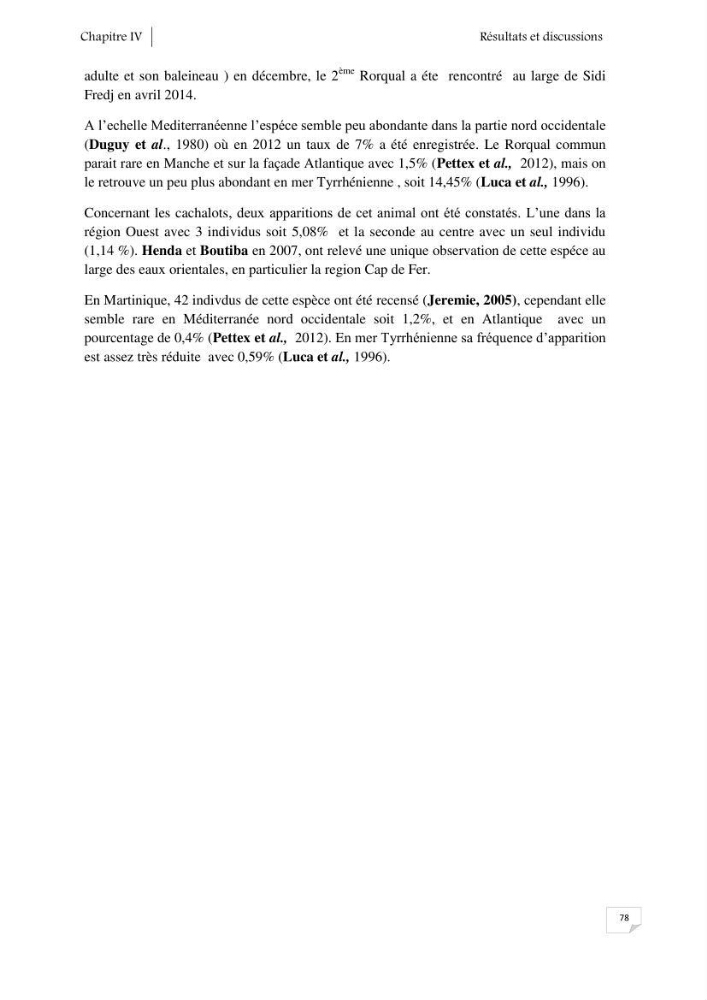 Contribution à l\'étude de la répartition des cétacés le long de la côte Algérienne: bilan des échouages