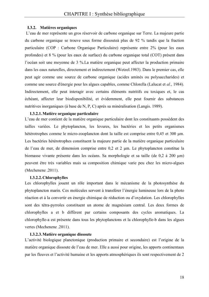 Etude de quelques paramètres physico-chimiques et ecotoxicologiques d\'une algue verte du genre Ulva du littoral Algérois