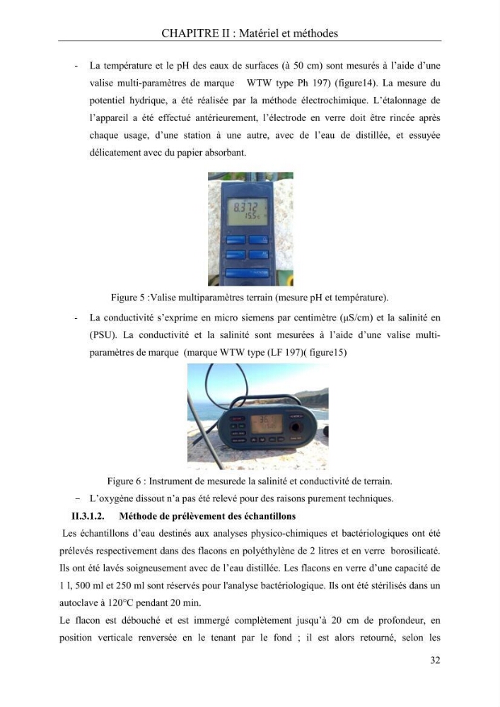 Etude de quelques paramètres physico-chimiques et ecotoxicologiques d\'une algue verte du genre Ulva du littoral Algérois