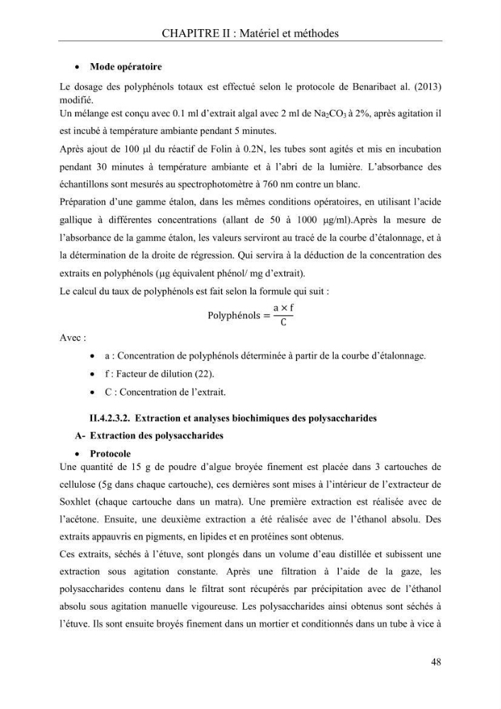 Etude de quelques paramètres physico-chimiques et ecotoxicologiques d\'une algue verte du genre Ulva du littoral Algérois