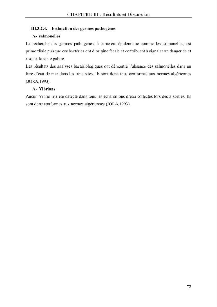 Etude de quelques paramètres physico-chimiques et ecotoxicologiques d\'une algue verte du genre Ulva du littoral Algérois