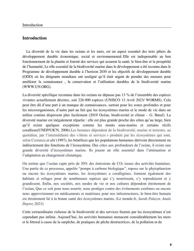 Contribution à la connaissance de la faune et de la flore associée à l\'écosystème coralligène de la côte Algérienne