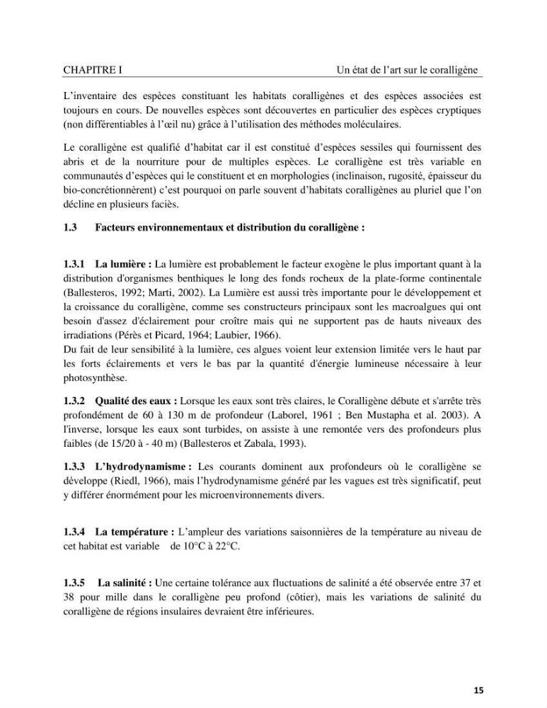 Contribution à la connaissance de la faune et de la flore associée à l\'écosystème coralligène de la côte Algérienne