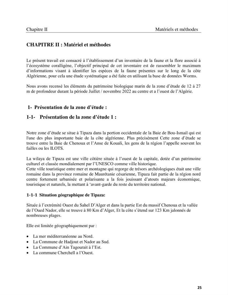 Contribution à la connaissance de la faune et de la flore associée à l\'écosystème coralligène de la côte Algérienne