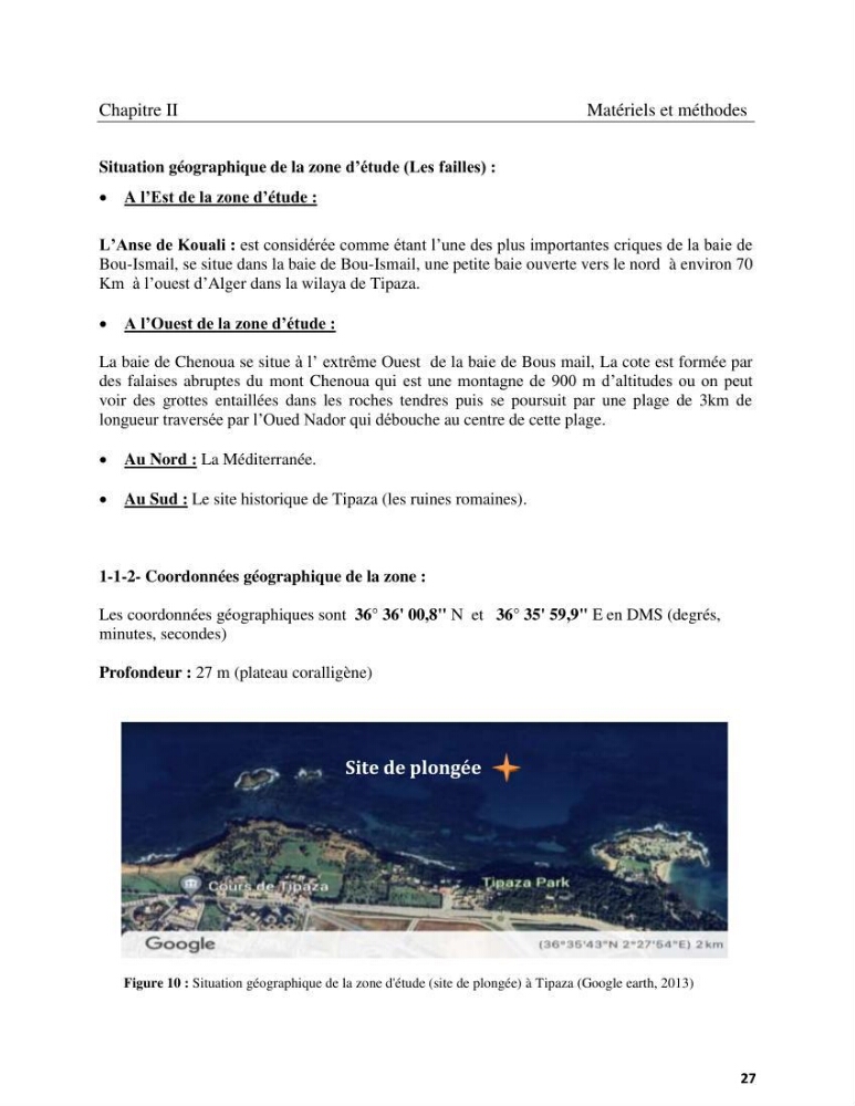 Contribution à la connaissance de la faune et de la flore associée à l\'écosystème coralligène de la côte Algérienne