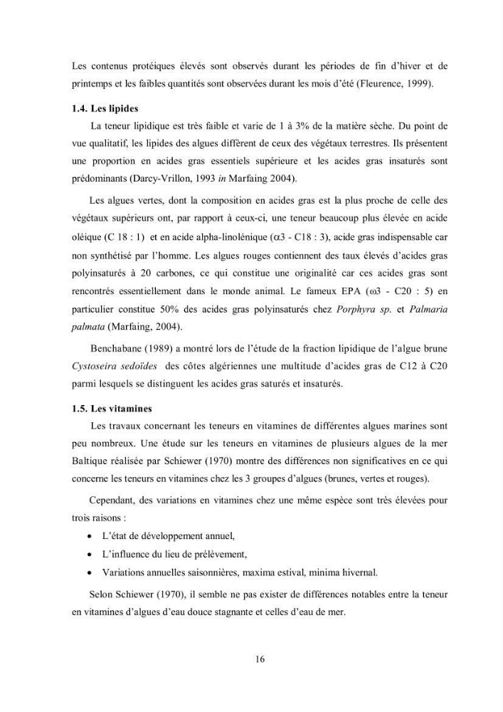 Composition chimique et minérale de quatre algues benthiques de la région de Kouali (Tipaza)