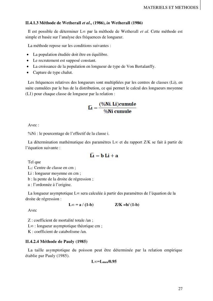 Contribution à l\'étude des captures de la familles des Sparidés dans le port de Bou Haroun: Approche biologique et dynamique du Pagellus acarne (R.,1826)