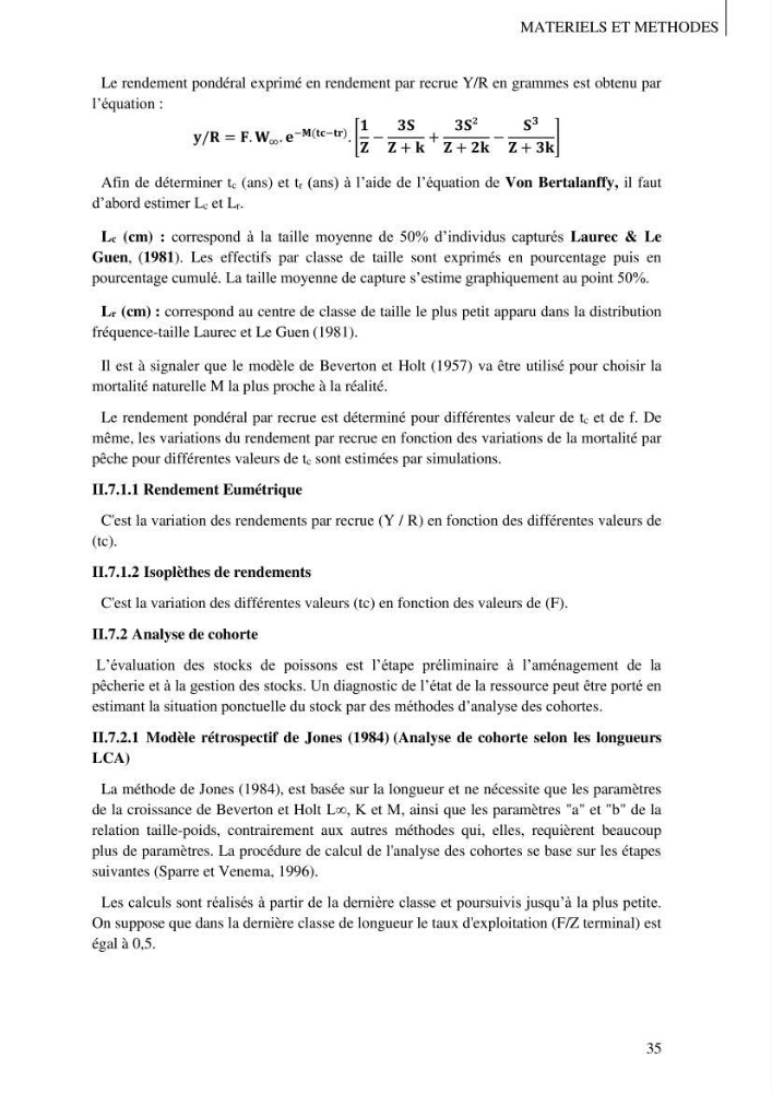 Contribution à l\'étude des captures de la familles des Sparidés dans le port de Bou Haroun: Approche biologique et dynamique du Pagellus acarne (R.,1826)