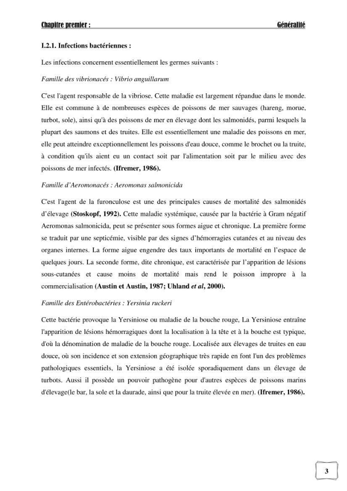 Recherche de germes responsables d\'infection microbiennes chez les poissons d\'ornement: