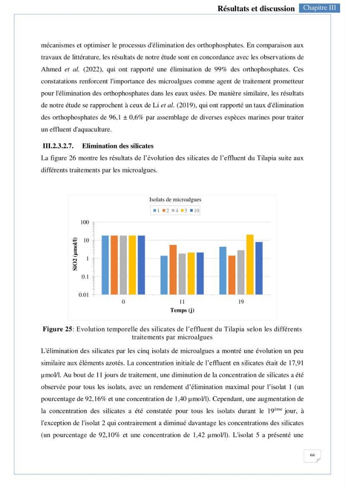 Isolement, purification et criblage des microalgues pour le traitement des eaux usées aquacoles