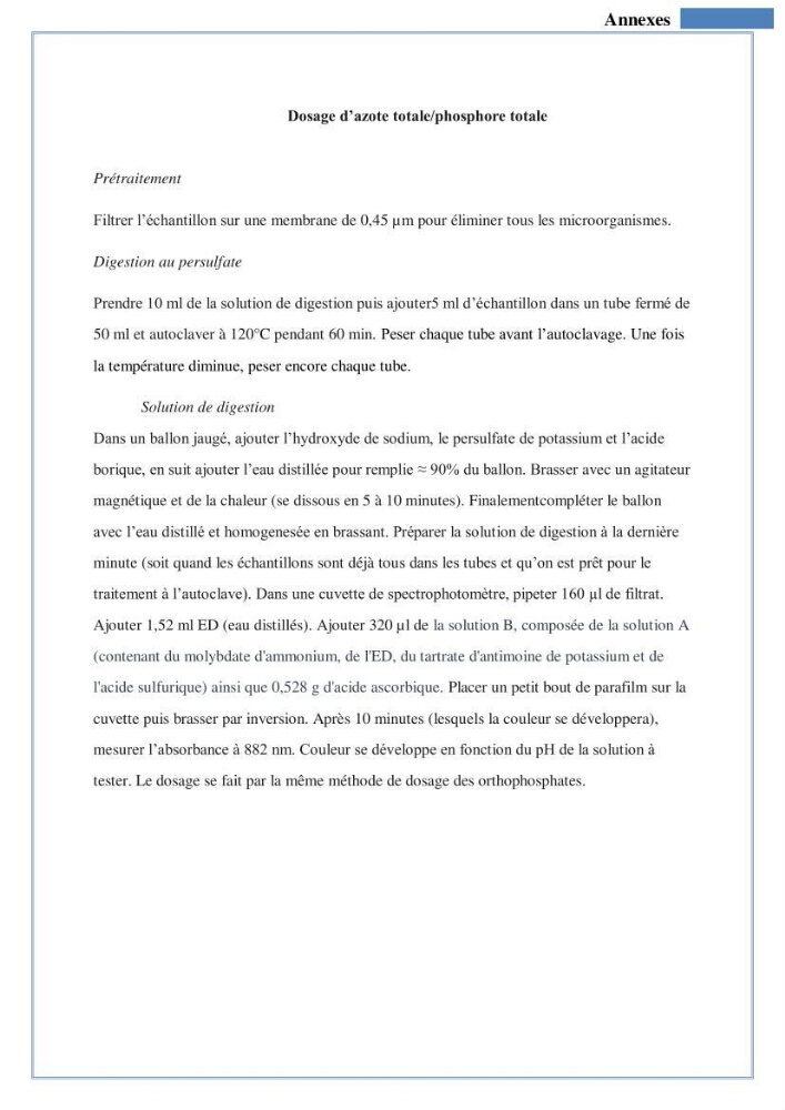 Isolement, purification et criblage des microalgues pour le traitement des eaux usées aquacoles
